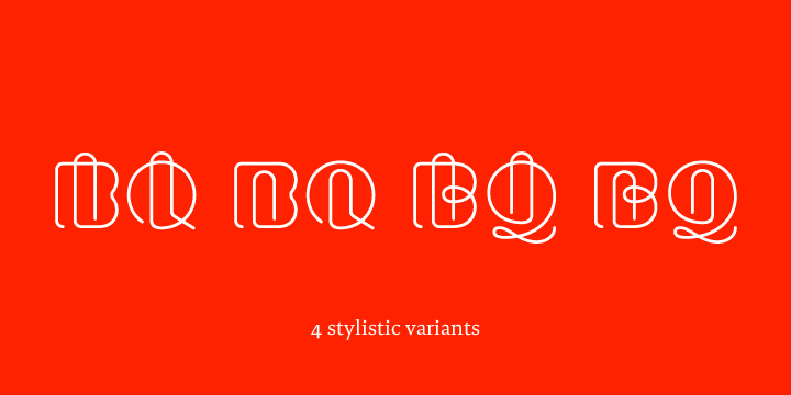 Moreover, every uppercase character is also available in an ornamental swash variant, which means most of the capitals have four different versions.