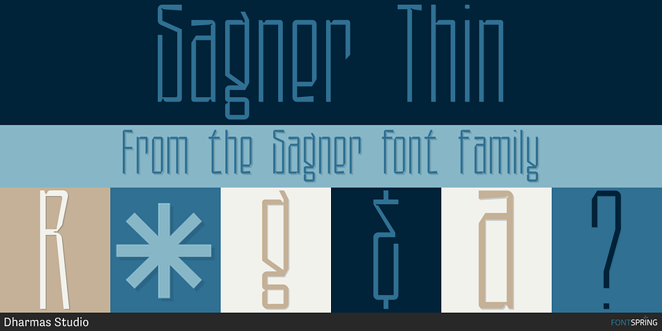 Sagner Thin Font