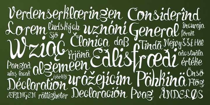 Highlighting the Fikus font family.