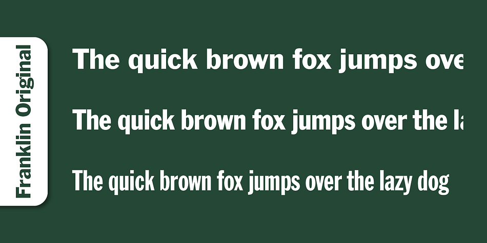 Franklin Original Font