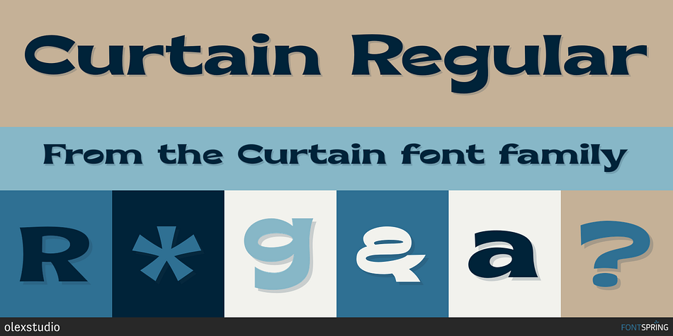 Curtain Regular Font