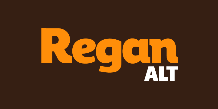 An informal sans serif typeface carefully cut from the template of Regan and Regan Slab.