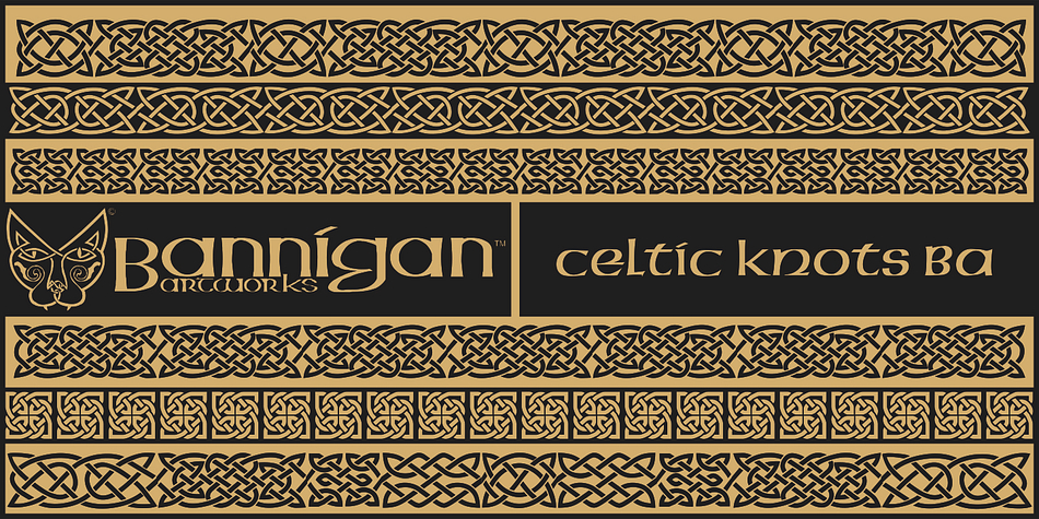 Displaying the beauty and characteristics of the Celtic-BA font family.