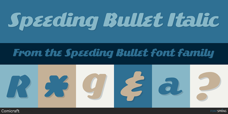 Speeding Bullet Font