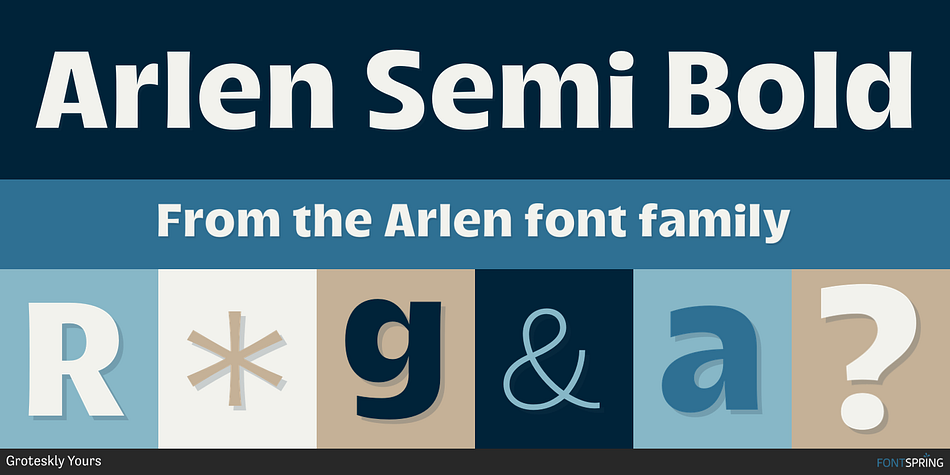 Arlen Semi Bold Font