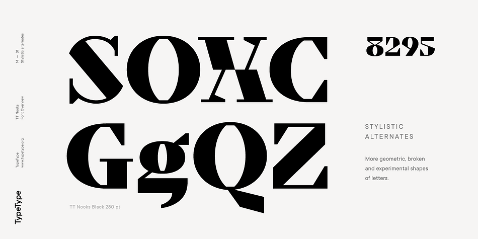For example, Black & Bold have high contrast strokes and an open aperture, and in Regular & Light the aperture of the characters is closed.