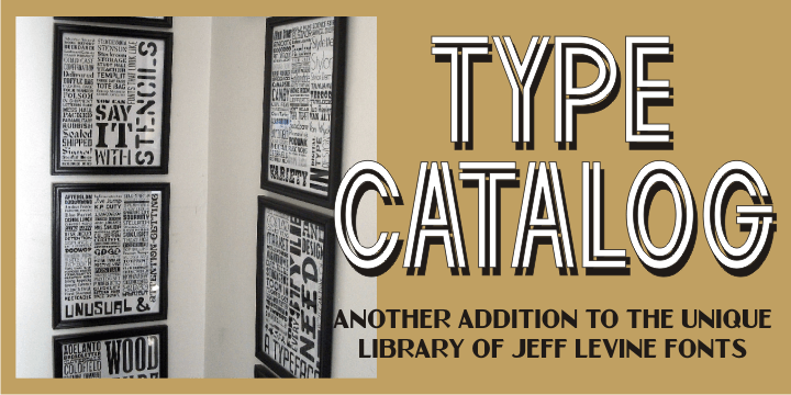 Type Catalog JNL was originally a design drawn by Jeff Levine around 2006, but given to Jeff