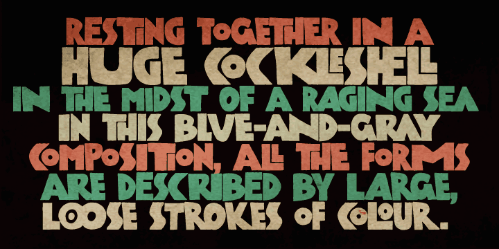 Ligatures will not only trigger special glyphs, but also build new combinations through a smart kerning adjustment.