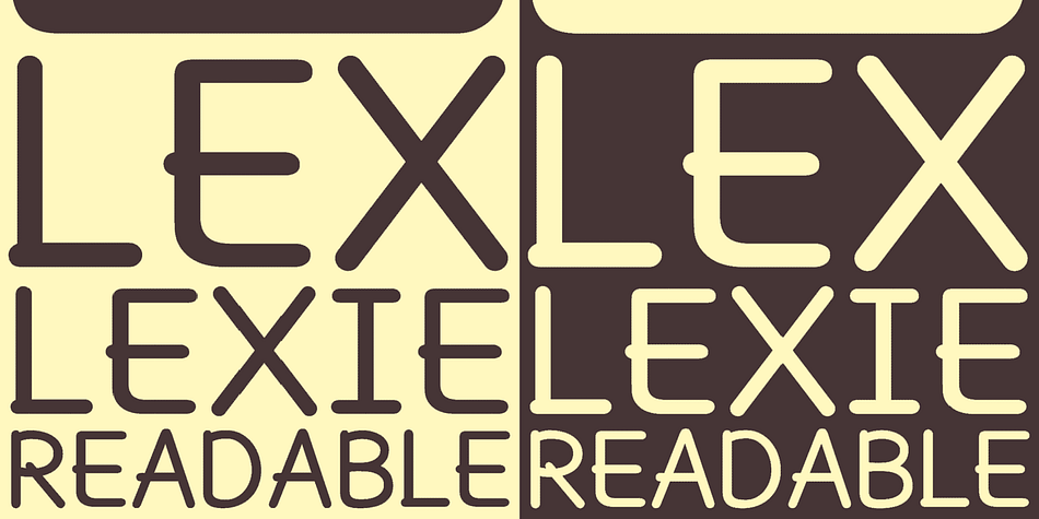 Features like the non-symmetrical b and d, and the handwritten forms of a and g may help dyslexic readers.