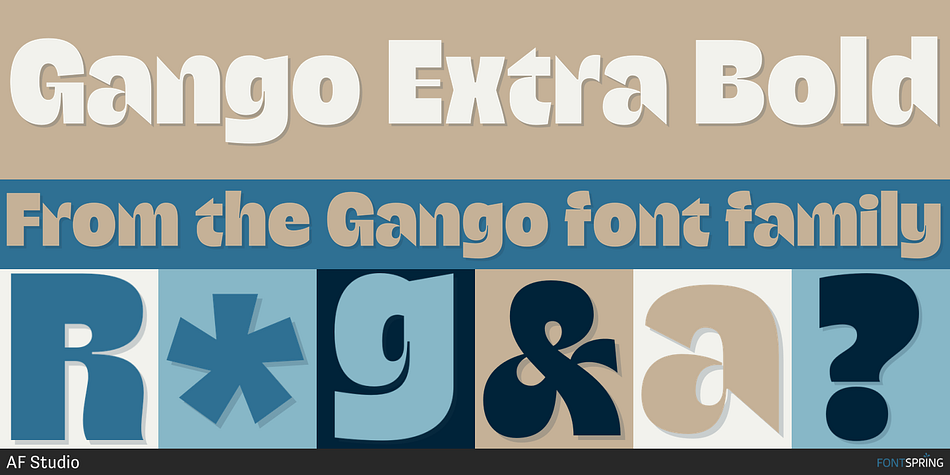 Gango Extra Bold Font