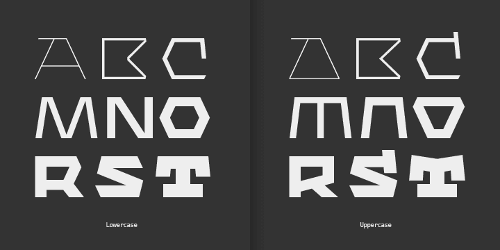 The nine styles are accompanied with a free font Bismuth Symbols which contains more than one hundred various arrows, symbols and patterns for even more striking display typography.