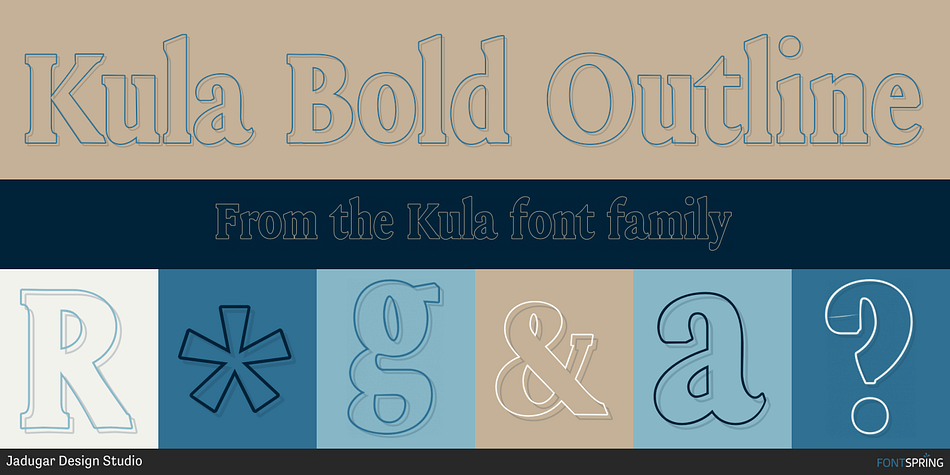Kula Bold Outline Font