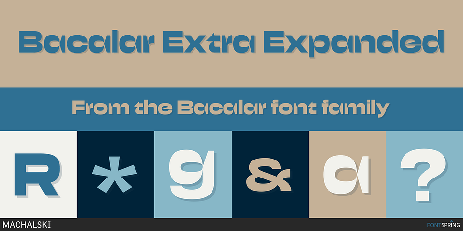 Bacalar Extra Expanded Font