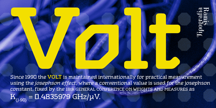 Displaying the beauty and characteristics of the Volt font family.