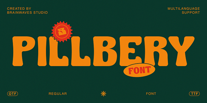 Pillberry font family by Brainwaves Studio