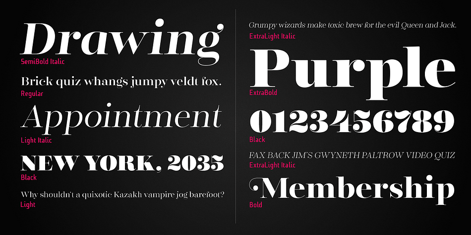 With smooth details Encorpada Classic is a elegant choice for your type library.