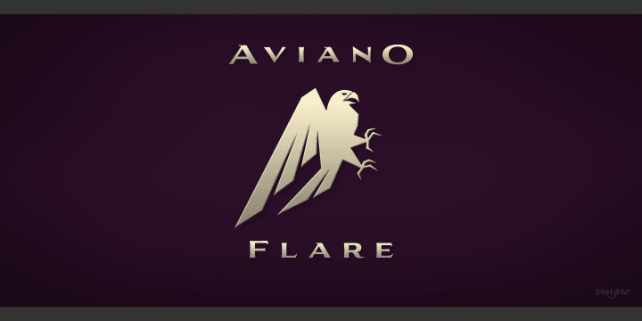 The Aviano series returns with a flared semi-serif.