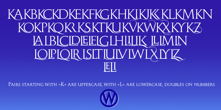 You now have to type a capital »W« and Bingo you have the combination »GW«!