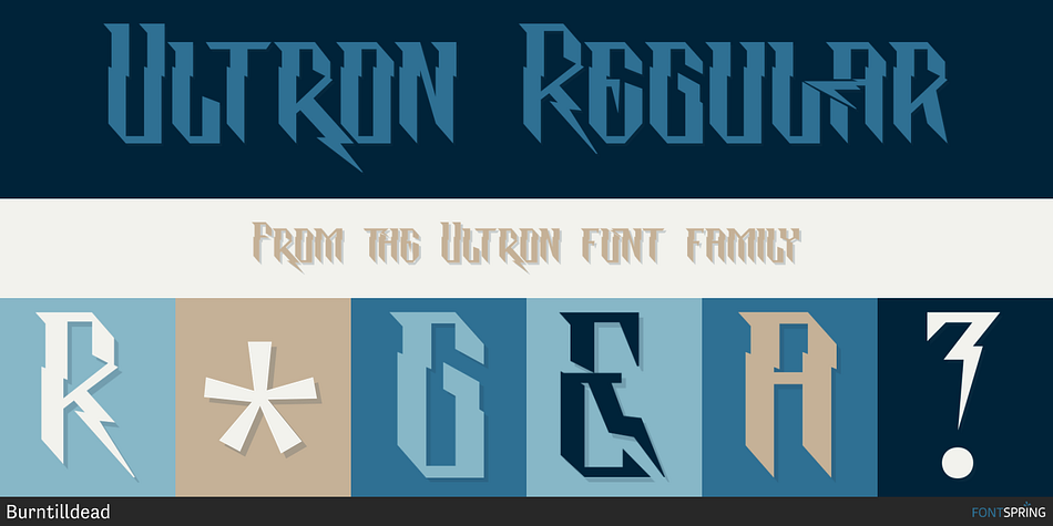 Ultron Regular Font