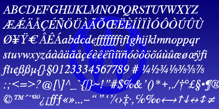 Times are too hard for boring typefaces, so try this one for a change.