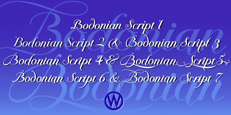 Number 1 is the most true to Bodoni.