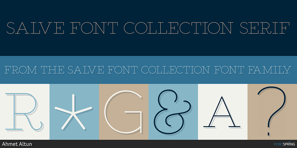 Salve Font Collection Serif Font