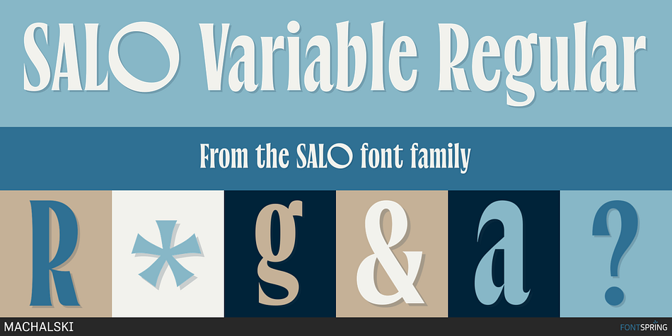 SALO Variable Regular Font