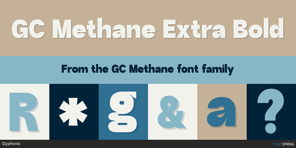 GC Methane Extra Bold Font