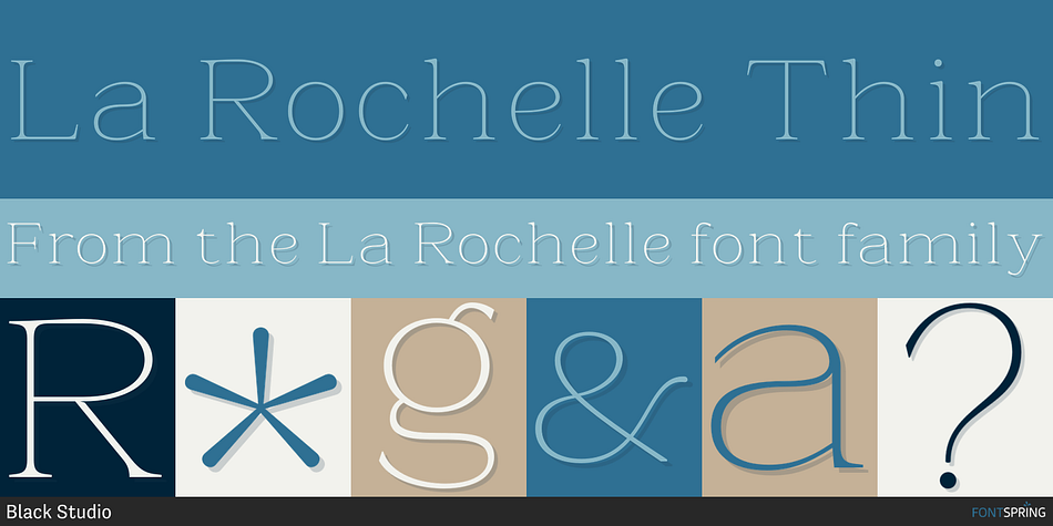 La Rochelle Thin Font