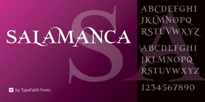 SalamacaTF is a fun to use typeface.