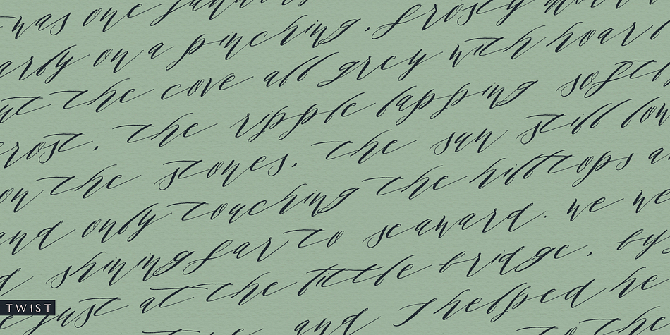 Each Opentype font includes eight different ampersands, a swash feature that automatically substitutes beginning & end of word letters, a set of alternate letters, old style numerals, arbitrary fractions, six common “word-art” prepositions and six common honorifics.