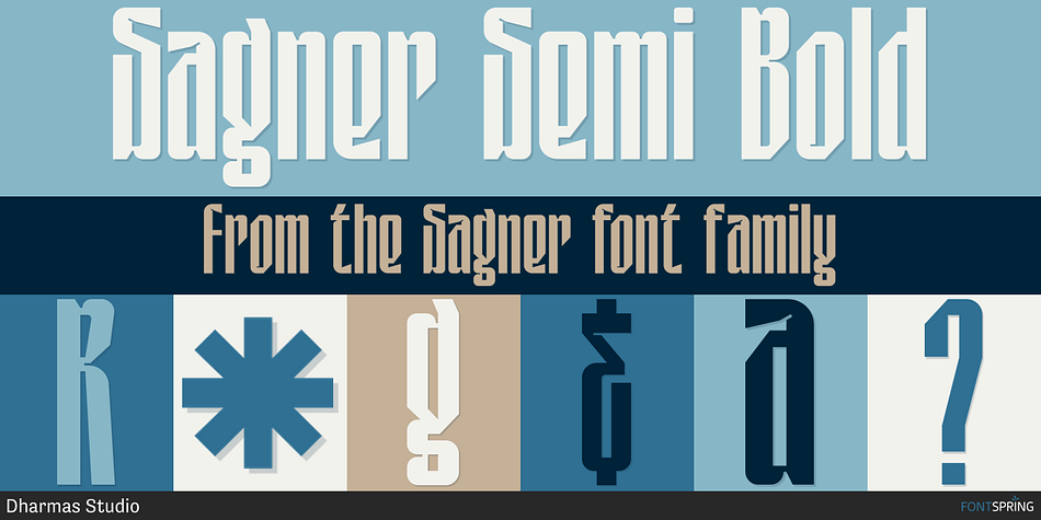 Sagner Semi Bold Font