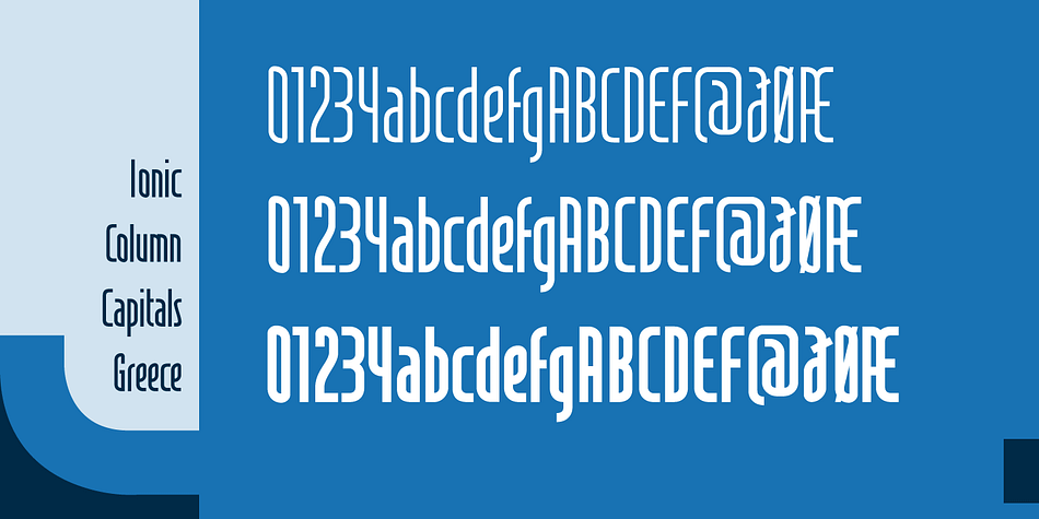 Leftheria is a six font, display sans family by Sea Types.