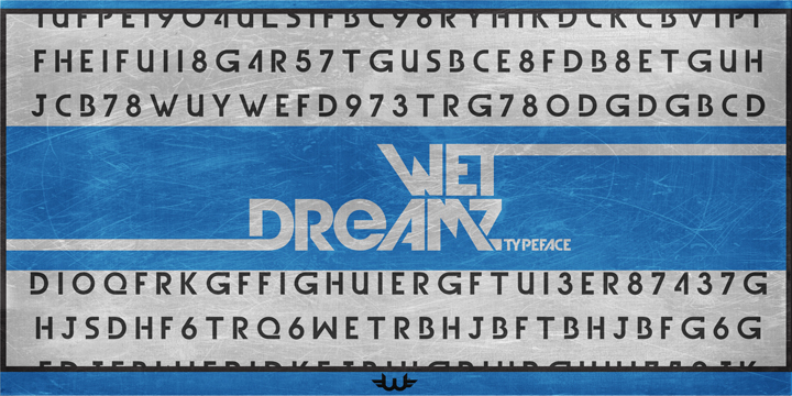 Highlighting the Wet Dreamz font family.
