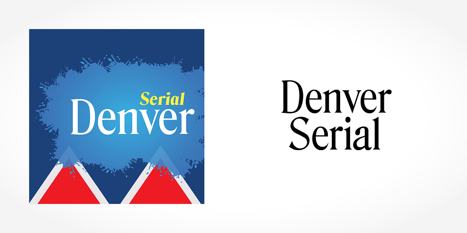 Displaying the beauty and characteristics of the Denver Serial font family.