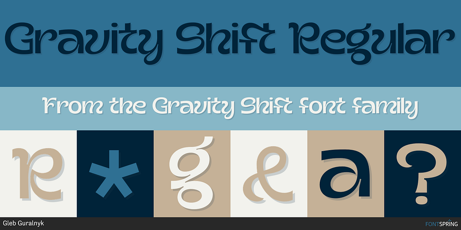 Gravity Shift Regular Font