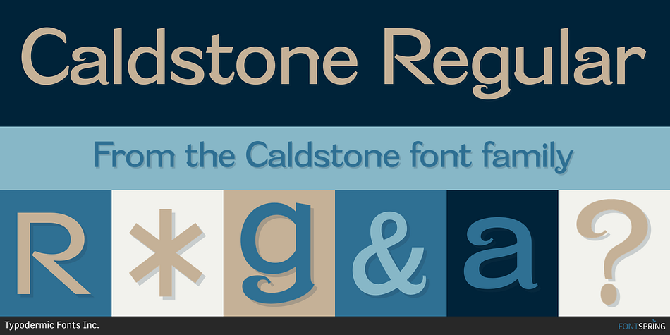 Caldstone Regular Font