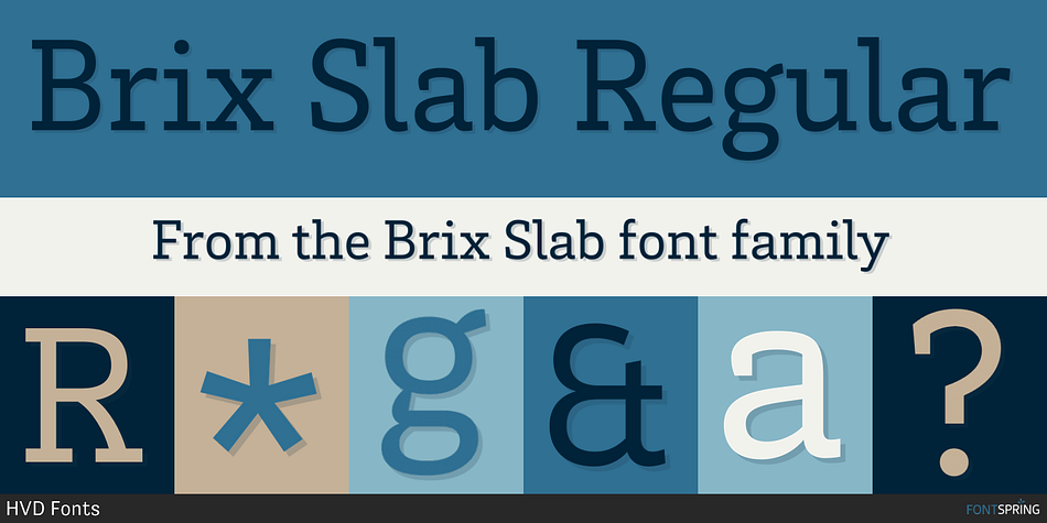 Brix Slab Regular Font