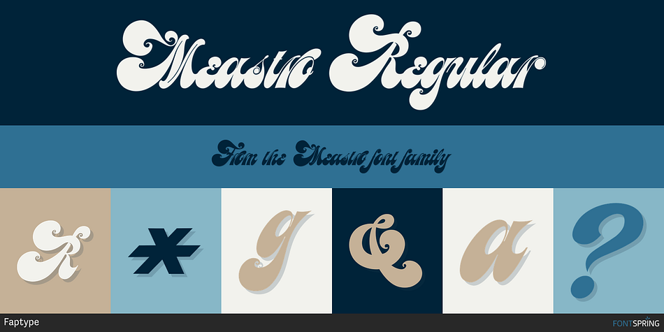 Meastro Regular Font
