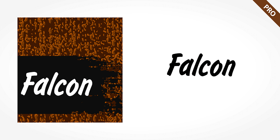 Displaying the beauty and characteristics of the Falcon Pro font family.