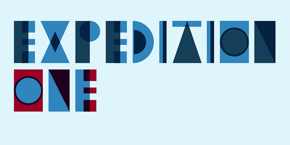 Highlighting the Expedition One font family.
