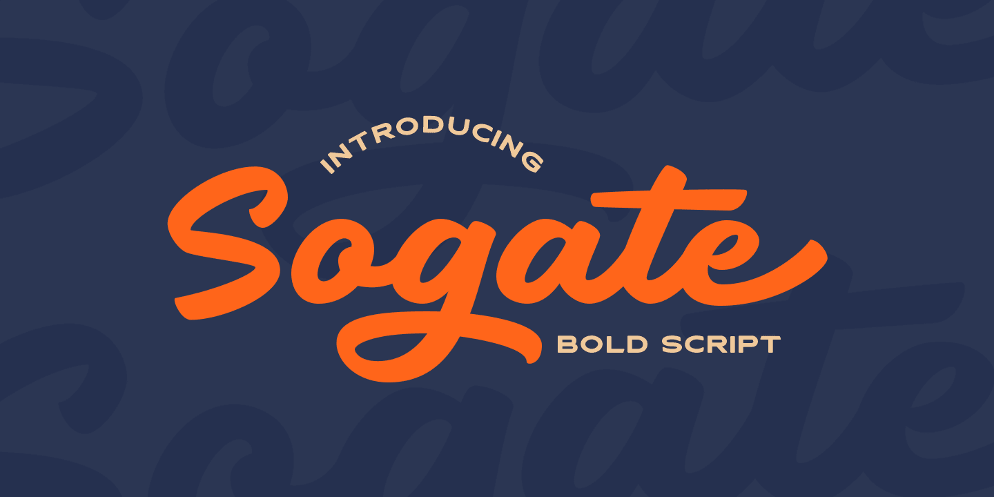 Sogate Regular Font