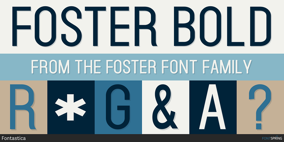 FOSTER Bold Font