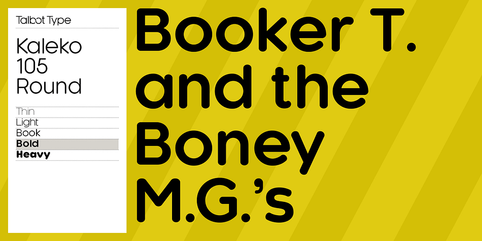 The most notable differences between the two variations, are the single-storey lower case a and g in Kaleko 105 Round, where they are two-storey in Kaleko 205 Round.