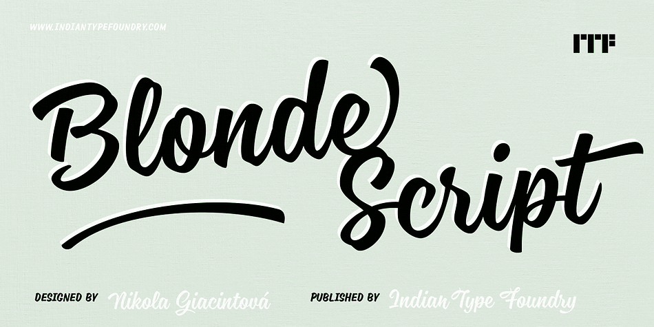 Blonde Script is a single font full of stylistic alternates.