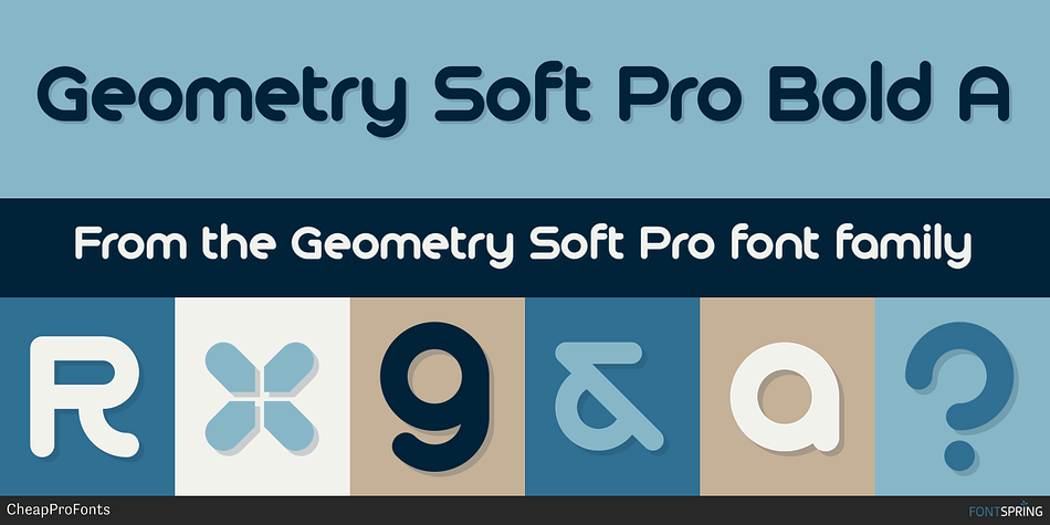 Geometry Soft Pro Bold A Font