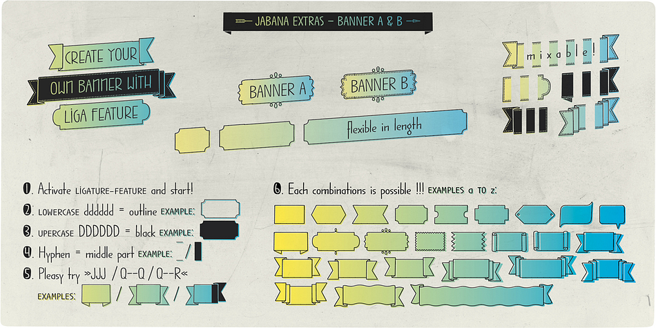 Just switch on the ligature feature (opentype) and type from “a” to “z” or “A” to “Z”.