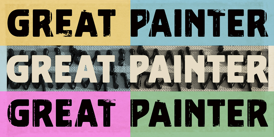 Blezja is a three font, grunge and display sans family by Typoforge Studio.