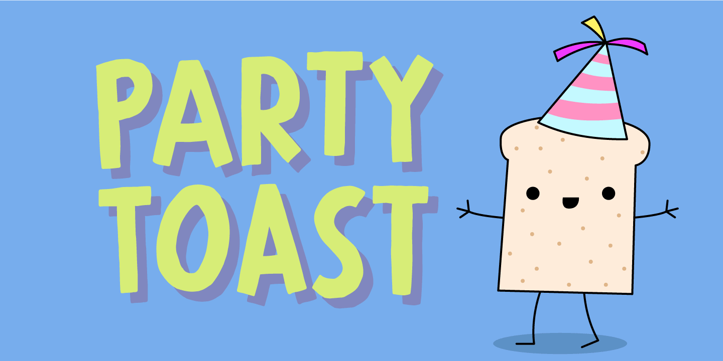 party-toast-font