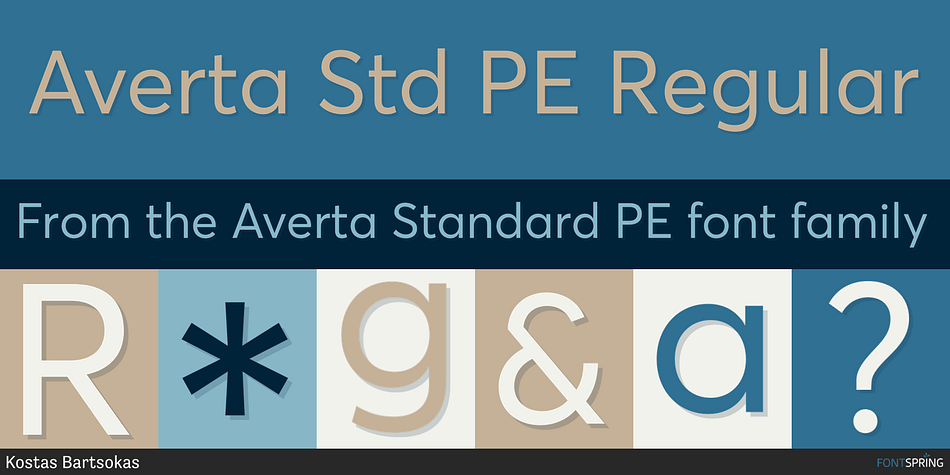 Averta Std PE Regular Font